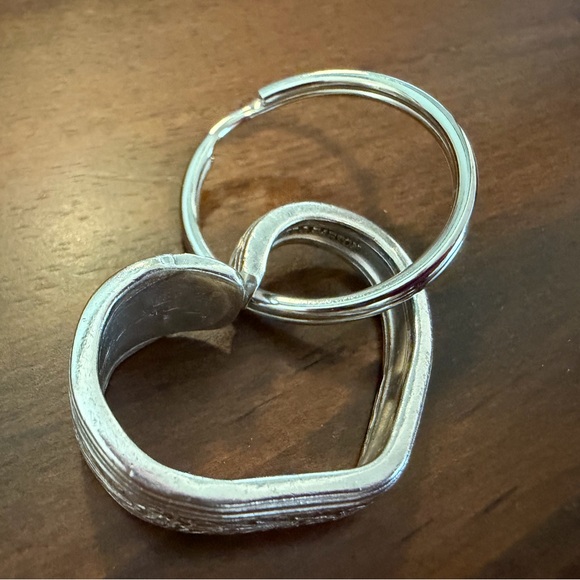 Silverware Heart Keychain - Picture 1 of 7